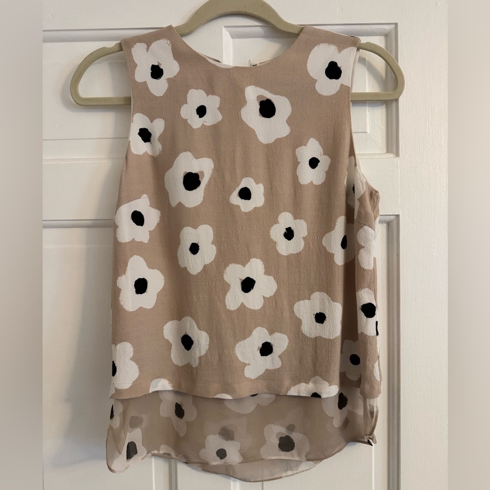 Kate Spade Floral, layered tank!